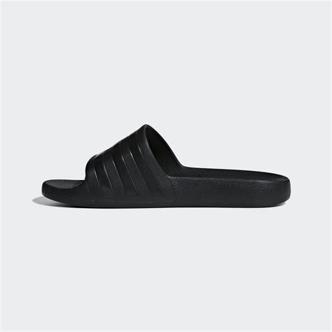 adidas aqua adilette zwart|black adilette aqua slides.